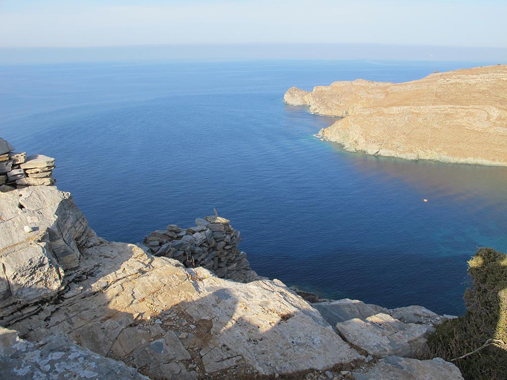 The glorious Aegean as seen from Zagora