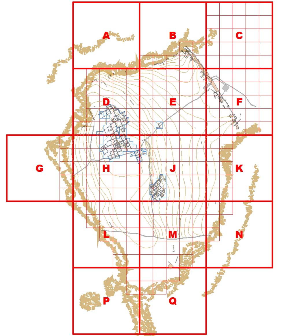 The Zagora site grid