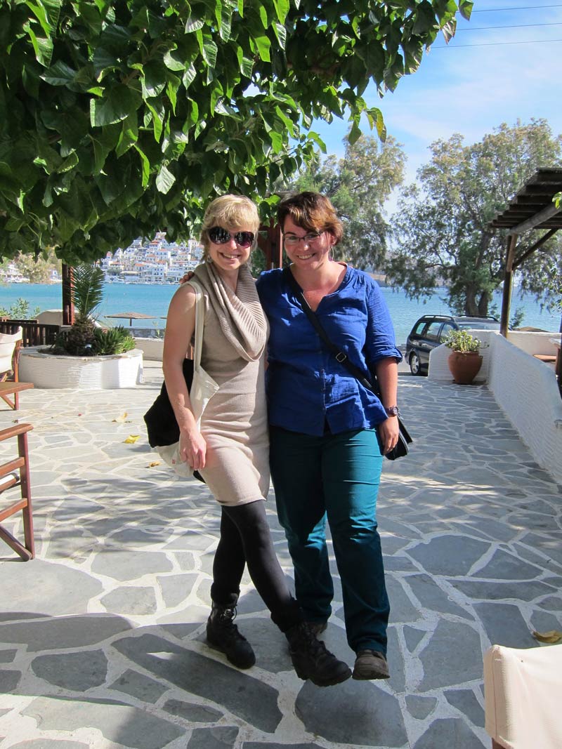 Adela and Petra ready to depart for their next archaeological expedition in Bulgaria