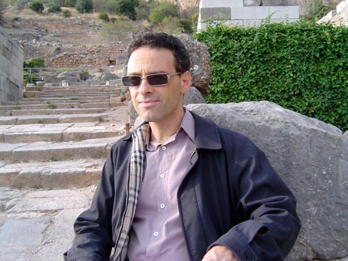 Stavros Paspalos at Delphi, Greece in 2005