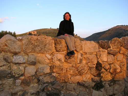 Wendy Reade at Pella, Jordan, in 2009