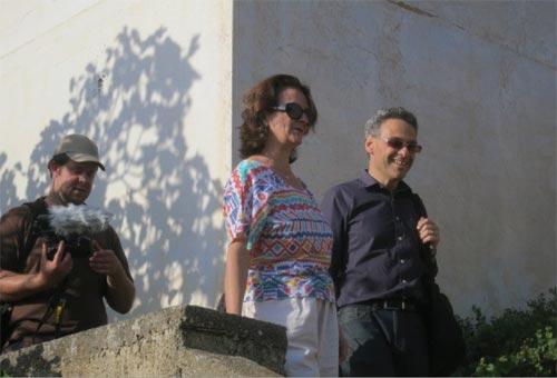 R-L: Stavros Paspalas, Dr Lesley Beaumont and Hugh Thomas