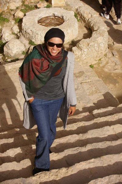 Kristen Mann at Ajlun Castle, Irbid, Jordan, 2008