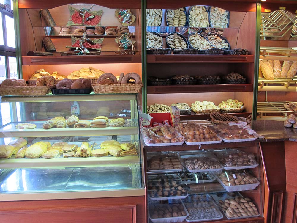 Pastries, including spanakopita, from the Tountas Bakery