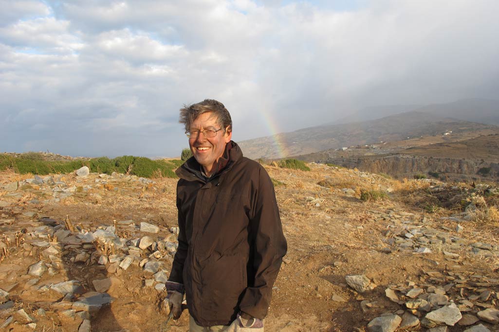 Peter Londey during early days in Excavation Area 2