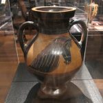 Attic black figure amphora c 575-550 BCE