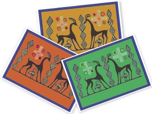 Zagora colouring in and storytelling images